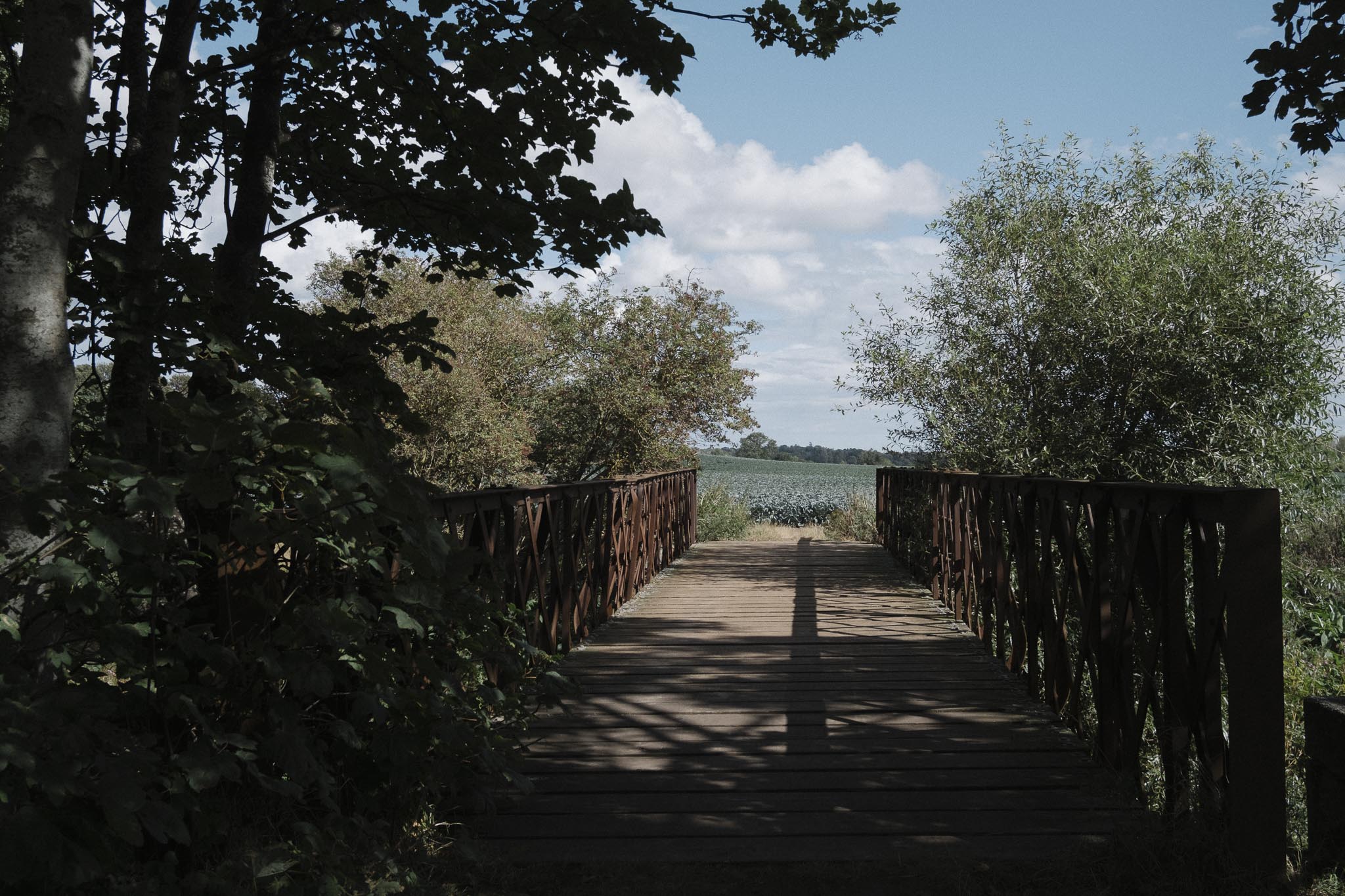 Farmland along the John Muir Way