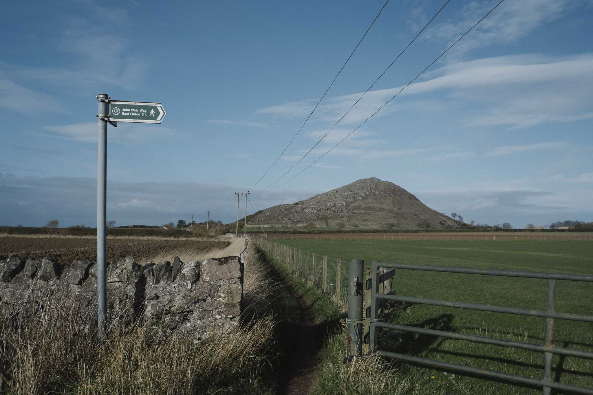 Approaching North Berwick Law