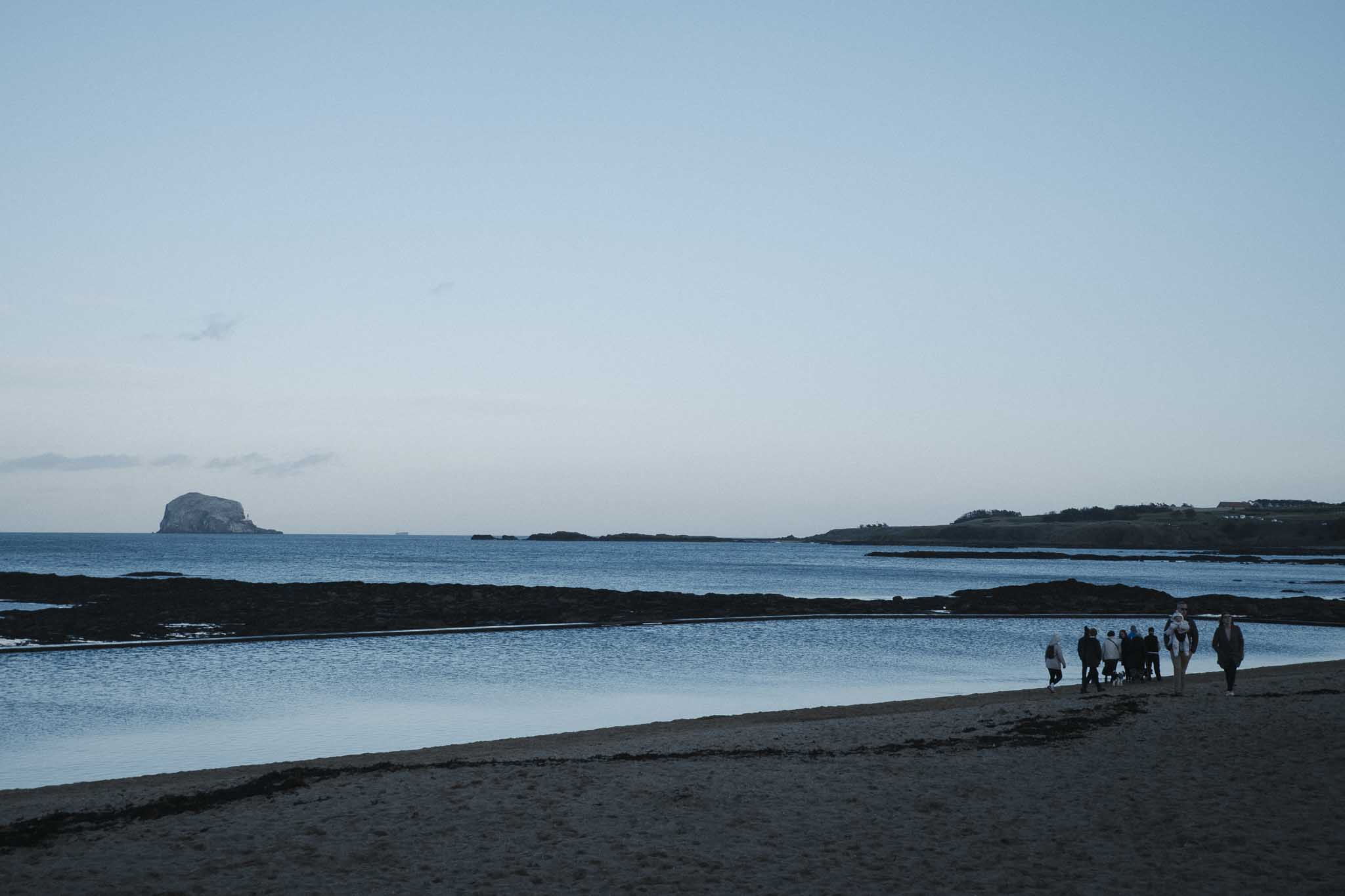 Arriving at North Berwick
