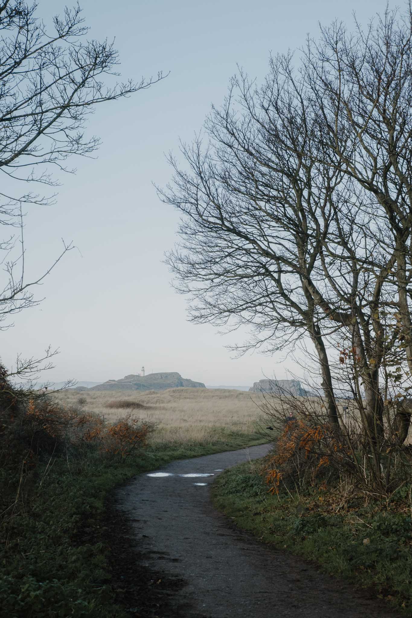 Nearing Yellowcraigs beach