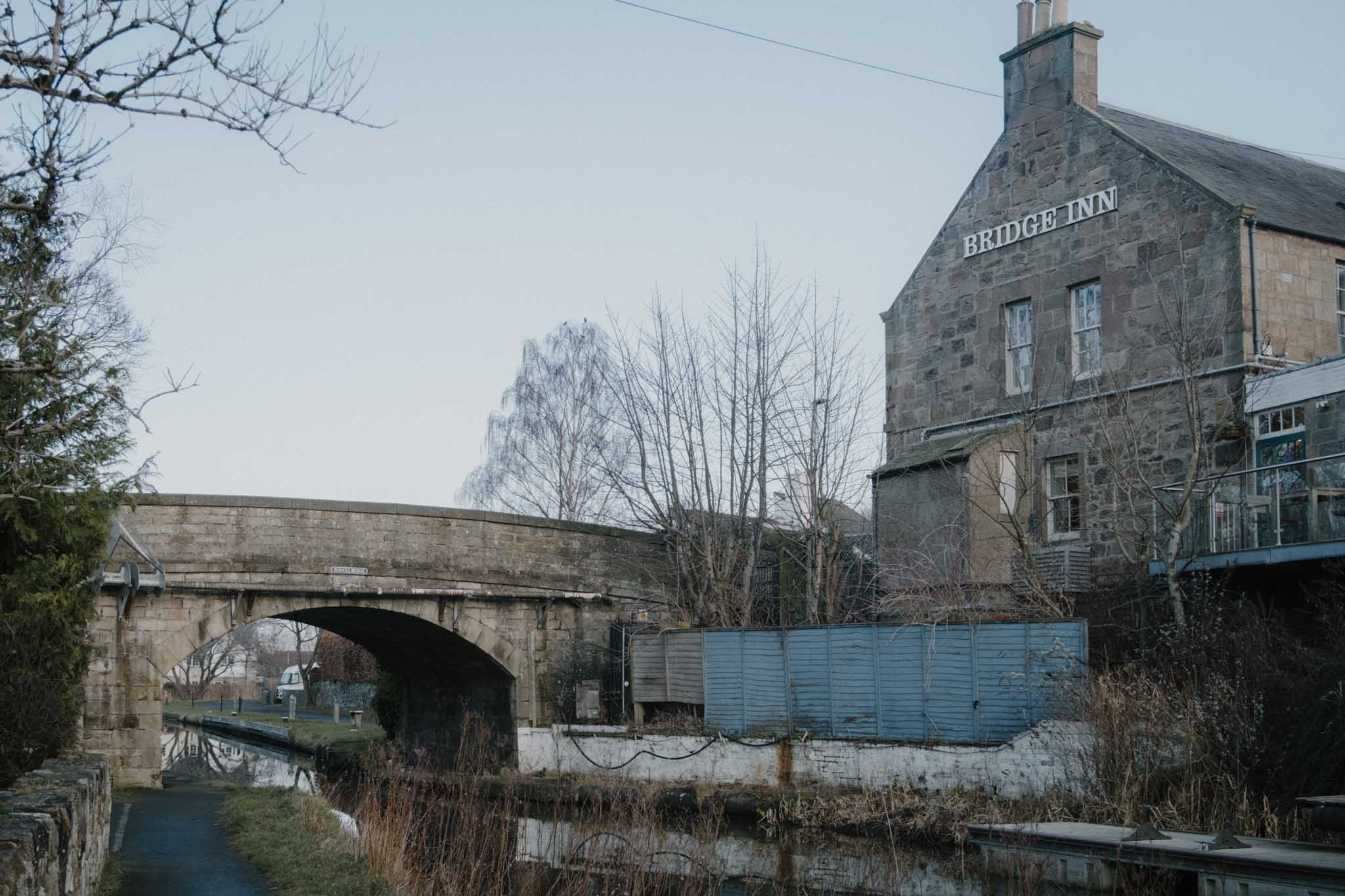 Bridge Inn beside the Union Canal