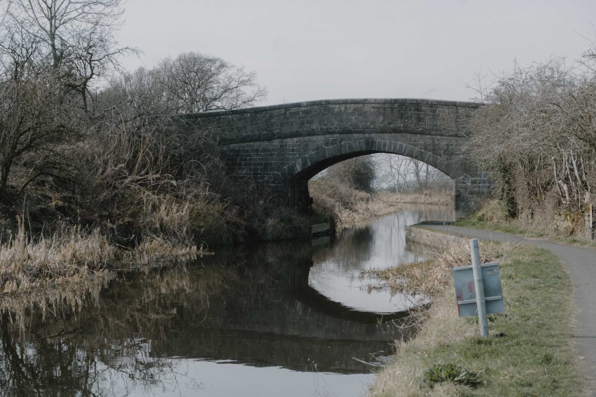 Approaching Polmont along the Union Canal