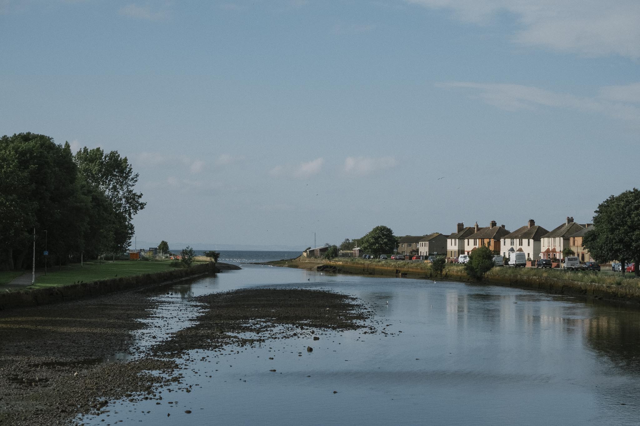 Esk river estuary