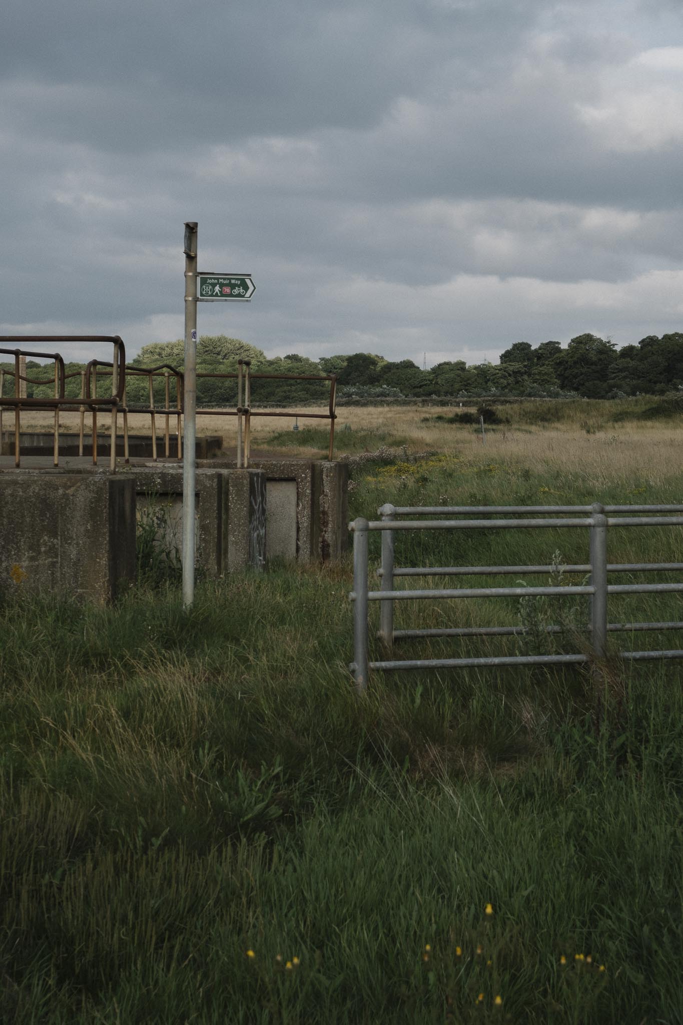 John Muir Way towards Prestonpans